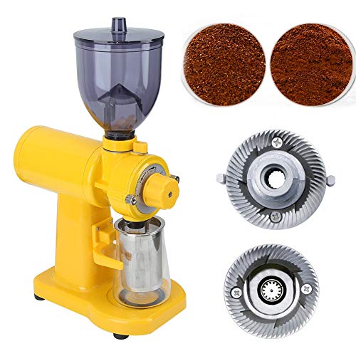 Molinillos de Granos de Café, Molinillo de Café Eléctrico con Ajuste de Espesor de 5 Engranajes, Enchufe de la UE 220V… - Imagen 6
