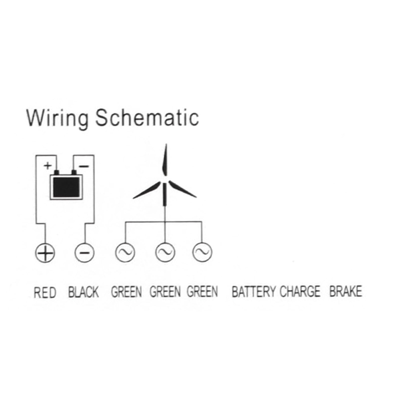 Hyuduo Windturbinenregler, 48 V, 2000 W, Aluminiumlegierung, Wasserdicht, PWM-Windgenerator-Laderegler mit Automatischer Spannungserkennung, Bremsschutz für Straßenlaterne, Gartenleuchte