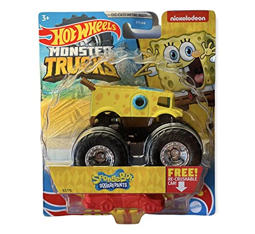 Hot Wheels Monster Trucks Nickelodeon Bob Esponja Squarepants escala 1:64 57/75