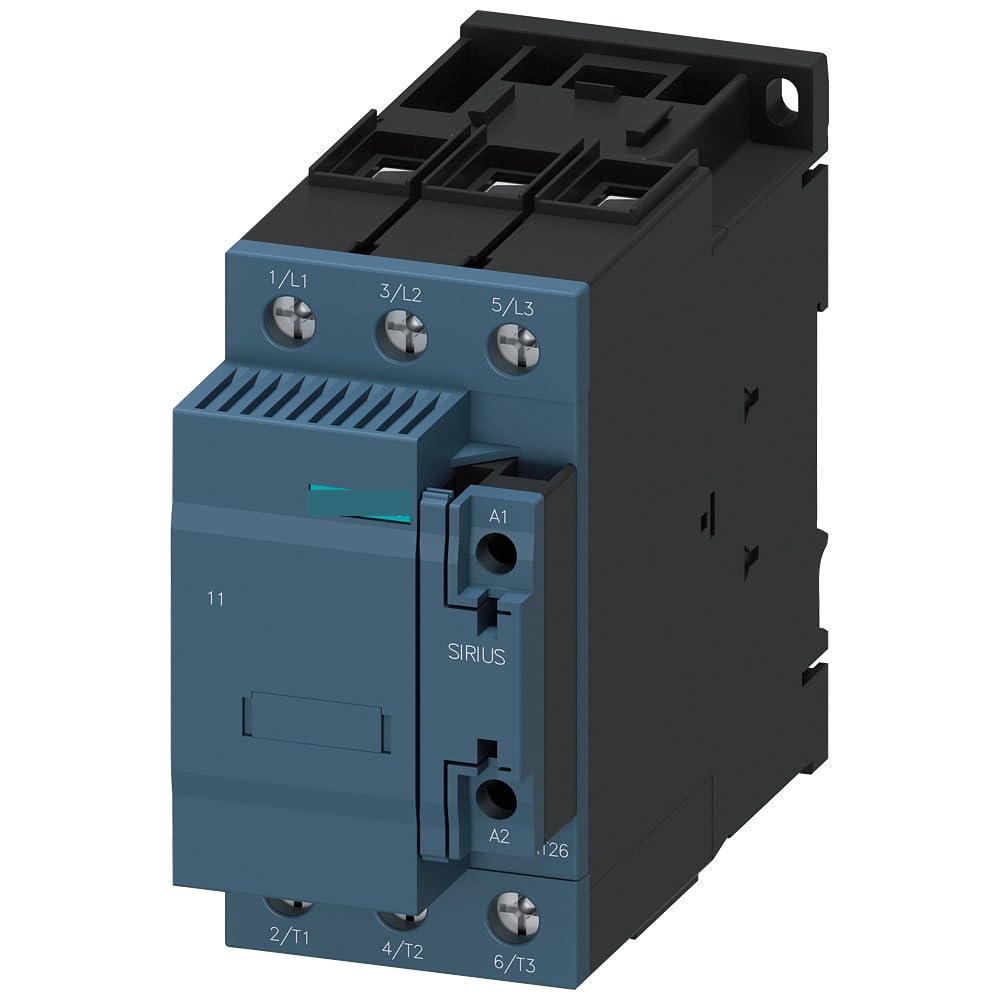 WPOIYHGBY Capacitor contactor AC-6b 50 kVAr //400V 1 NC+ NO AC 50-60 Hz/DC 20-33 V 3 Poles Size S2 Screw Terminal Connection 3RT2636