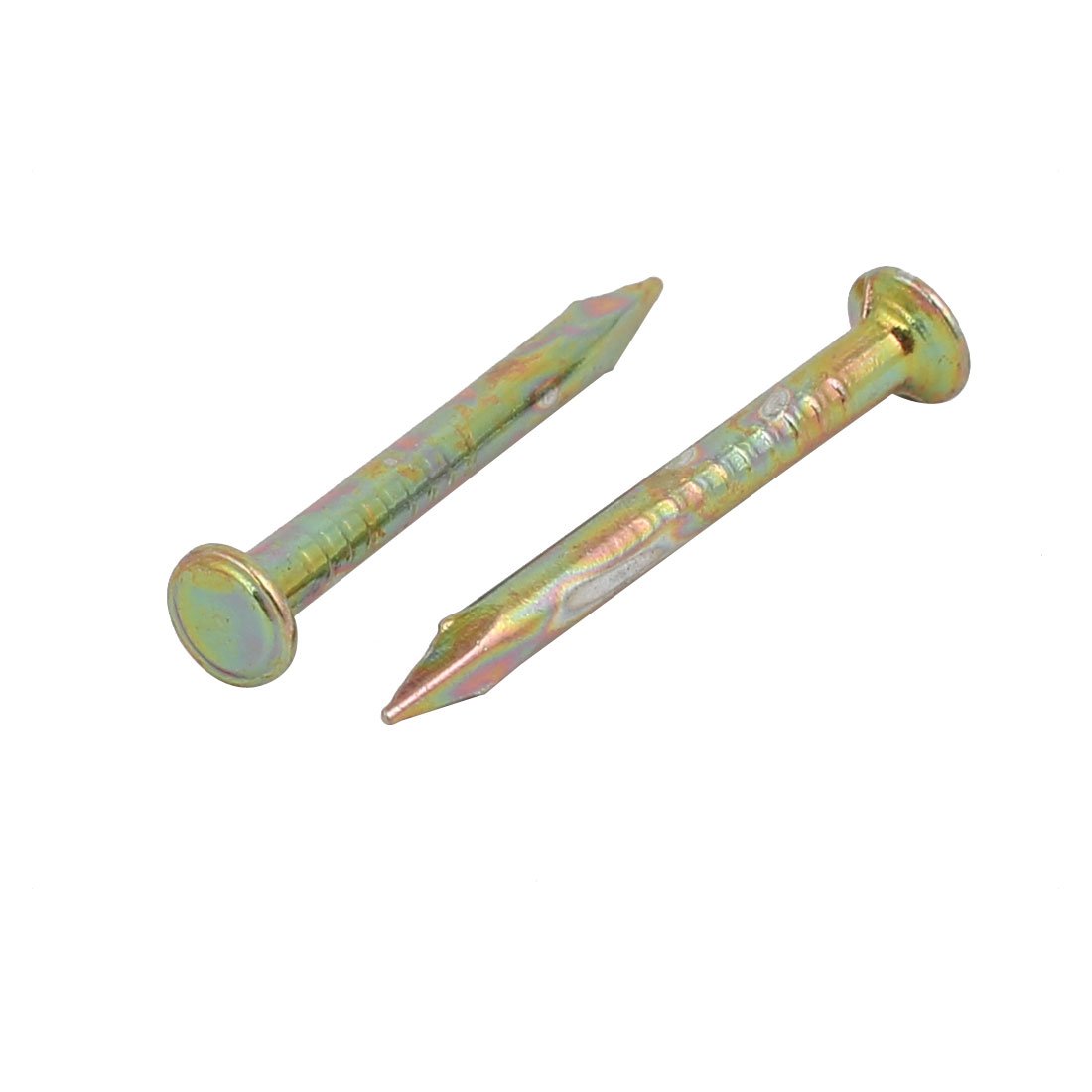 Aexit Fiber Concrete fastener Cement Wall Zinc Alloy Point Tip Wire Nails 20mm Length 500PCS Model:97as487qo84