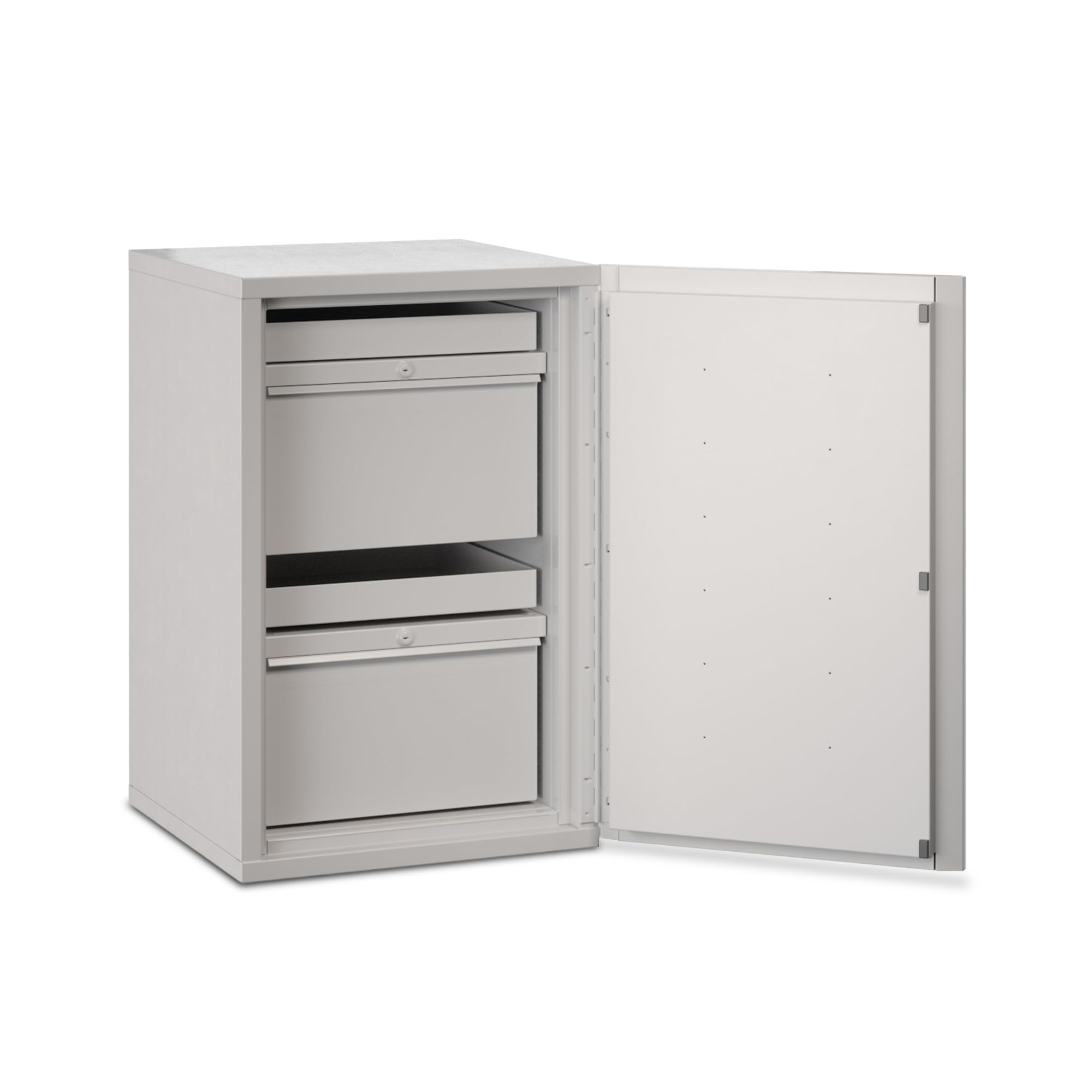 FireKing FireShield Edge Shared Fire Rated Storage Cabinet, Platinum