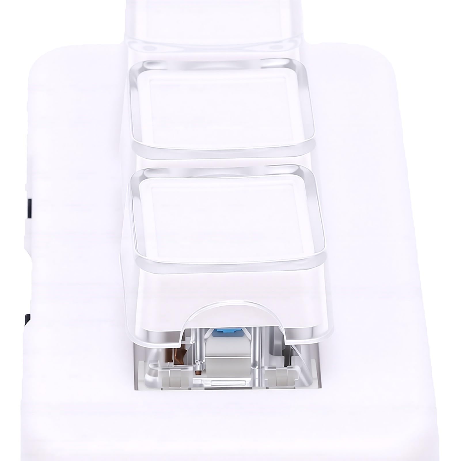 Cryfokt Tastierino Programmabile con 3 Tasti, con Connessione Cablata 2.4G Bluetooth 3 Modalità, Tastiera Meccanica Macro per Computer Portatile Desktop (WHITE)