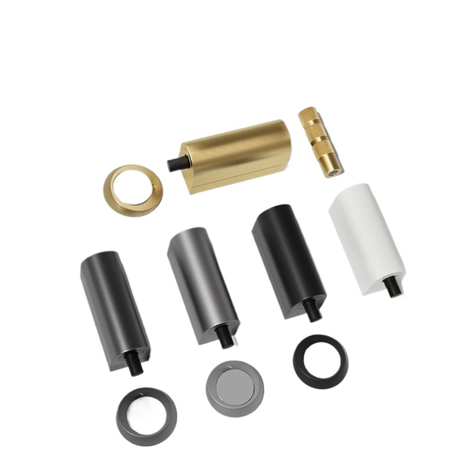 1pcs Zinc Alloy Door Stopper Non Perforated Invisible Suction Bathroom Strong Magnetic Door Suction Hardware