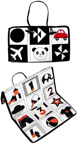 Miniatura 4 de Espejo para el tiempo de barriga, juguetes plegables para el desarrollo sensorial del piso para bebés recién nacidos