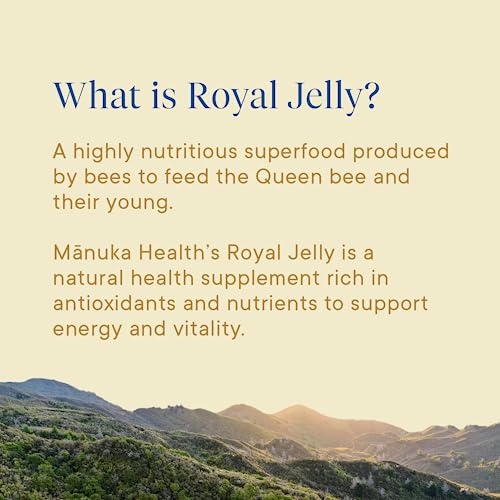 Manuka Health Royal Jelly Capsules, 1000mg NET - 180 Count (3-Month Supply) - Traditional Anti Aging Supplement from New Zealand - Image 4