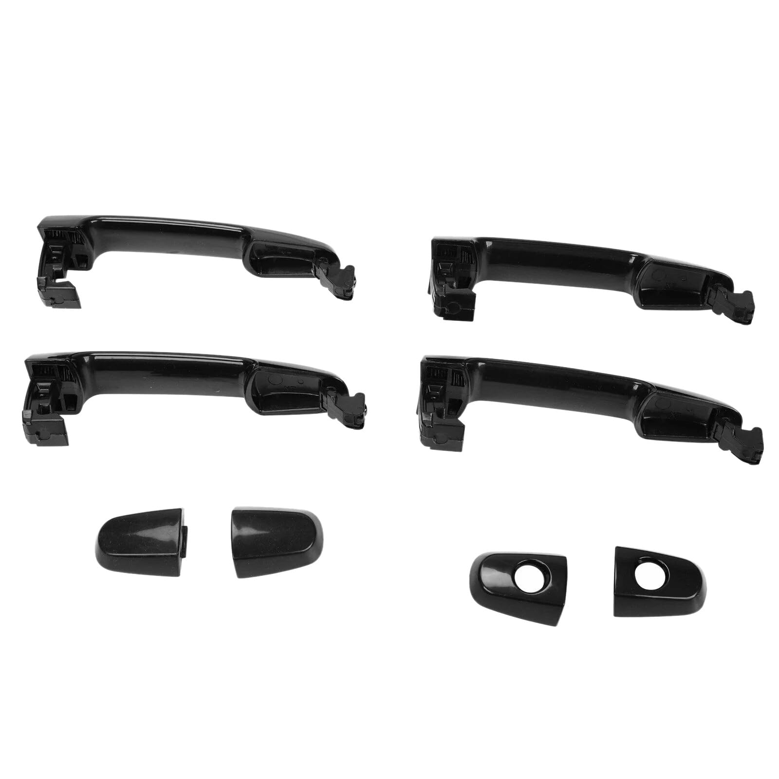 Kedfbts One Color Car Outer Handle Compatible With Toyota For Highlander 2001 2002-2007 For Matrix 2003-2004 Front Rear Left Right Outside Exterior Door Handle 4 Pcs 69211Aa010