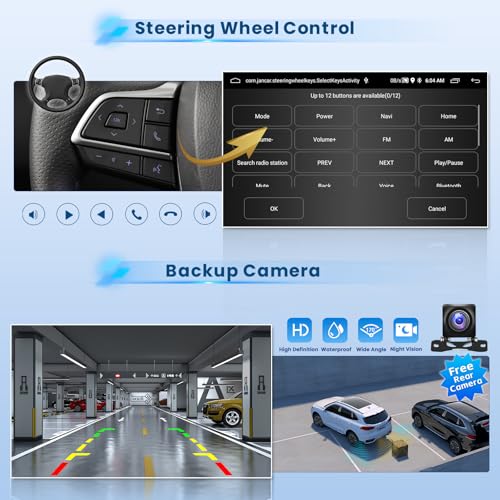 Image of Inefala 9 inch Radio for Toyota Fortuner Hilux 2005-2014 CarPlay Stereo | 2+64G, Android 15, Wireless CarPlay /Android Auto, 28UI, GPS, Bluetooth, EQ, Free Backup Camera