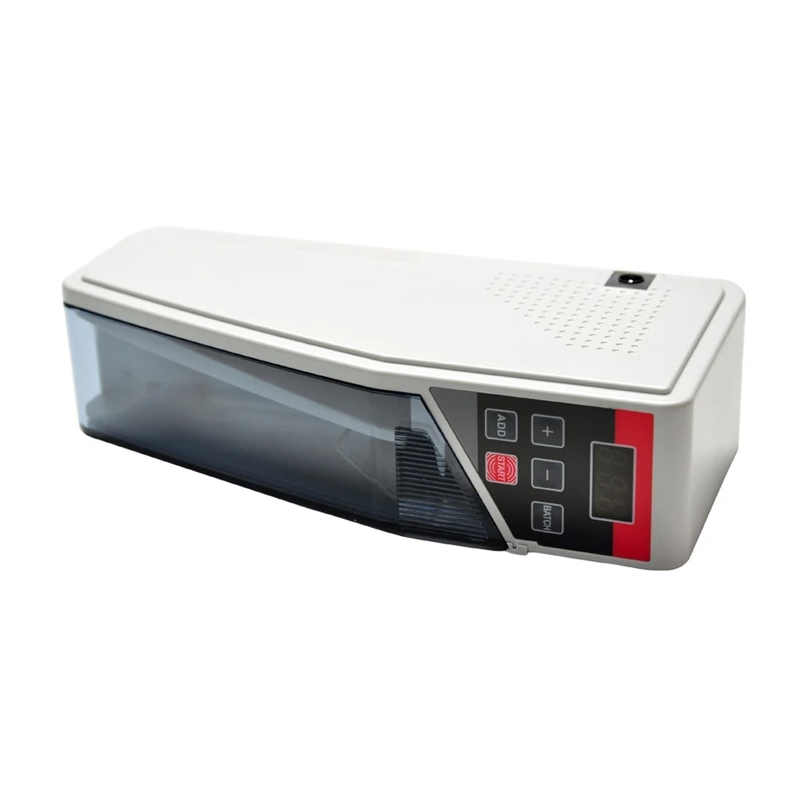 Handheld Money Counter LED Display Cash Counting Machine for Banknote Bill Paper Currency Battery/Plug with Leather Case