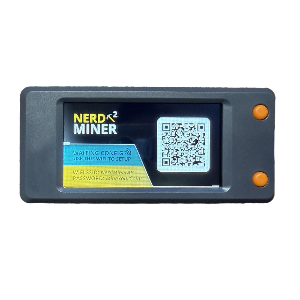Kayfg Nerdminer V2 Bitcoin Solo Lottery Miner 77KH/S z Wyświetlaczem LCD  BTC Miner Koparka ASIC - Cichy Koparka. : Amazon.pl: Elektronika