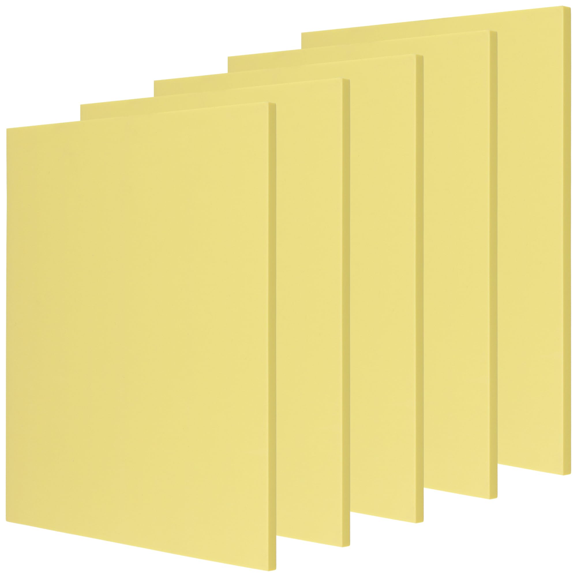 5 PCS Yellow A4 Linoleum Blocks for Printmaking, 8.3 x 11.8 Inch