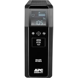 Estabilizador De Corriente 10000W APC – Back UPS PRO by Schneider Electric - BR1200SI - UPS 1200VA (8 salidas IEC, Interfaz LCD, salida de onda senoidal pura)