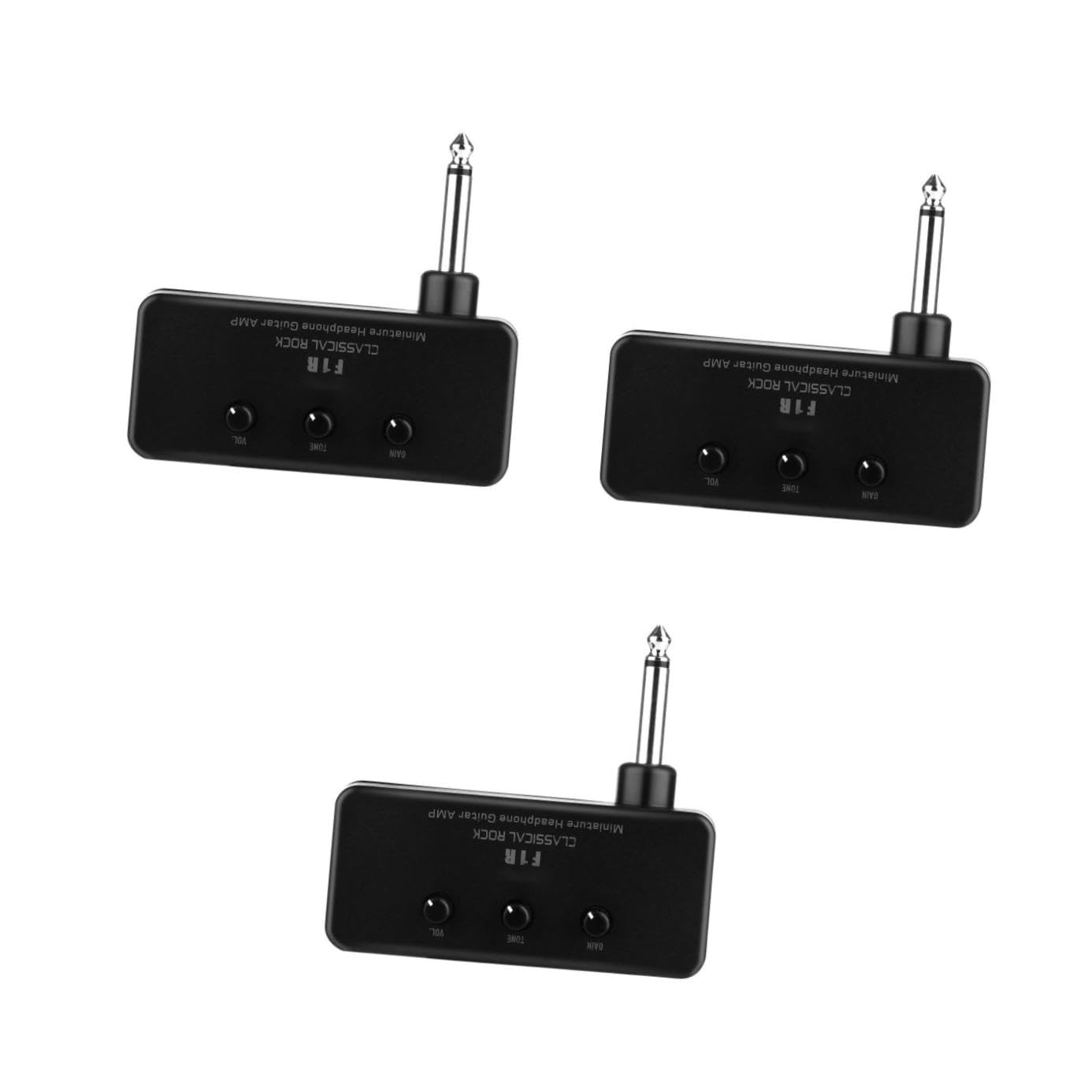 ibasenice 3juegos Mini Amplificador De Guitarra Portátil Para Auriculares Amplificador Compacto Para Práctica y Pequeñas Actuaciones