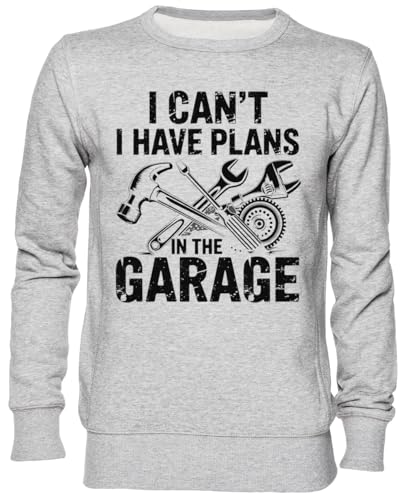 Sweat-Shirt Jersey Gris Homme Femme Idéal pour les Journées Bricolage au Garage
