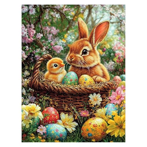 DIY うさぎ 数字油絵 チキン 数字塗り絵画 手芸キット 135x100CM 絵画 インテリア 手作りキット ビッグサイズ 複数サイズ 子供 初心者 ペイントバイナンバー 画材 Painting by Numbers 適用対象そして自宅 壁飾り お歳暮誕