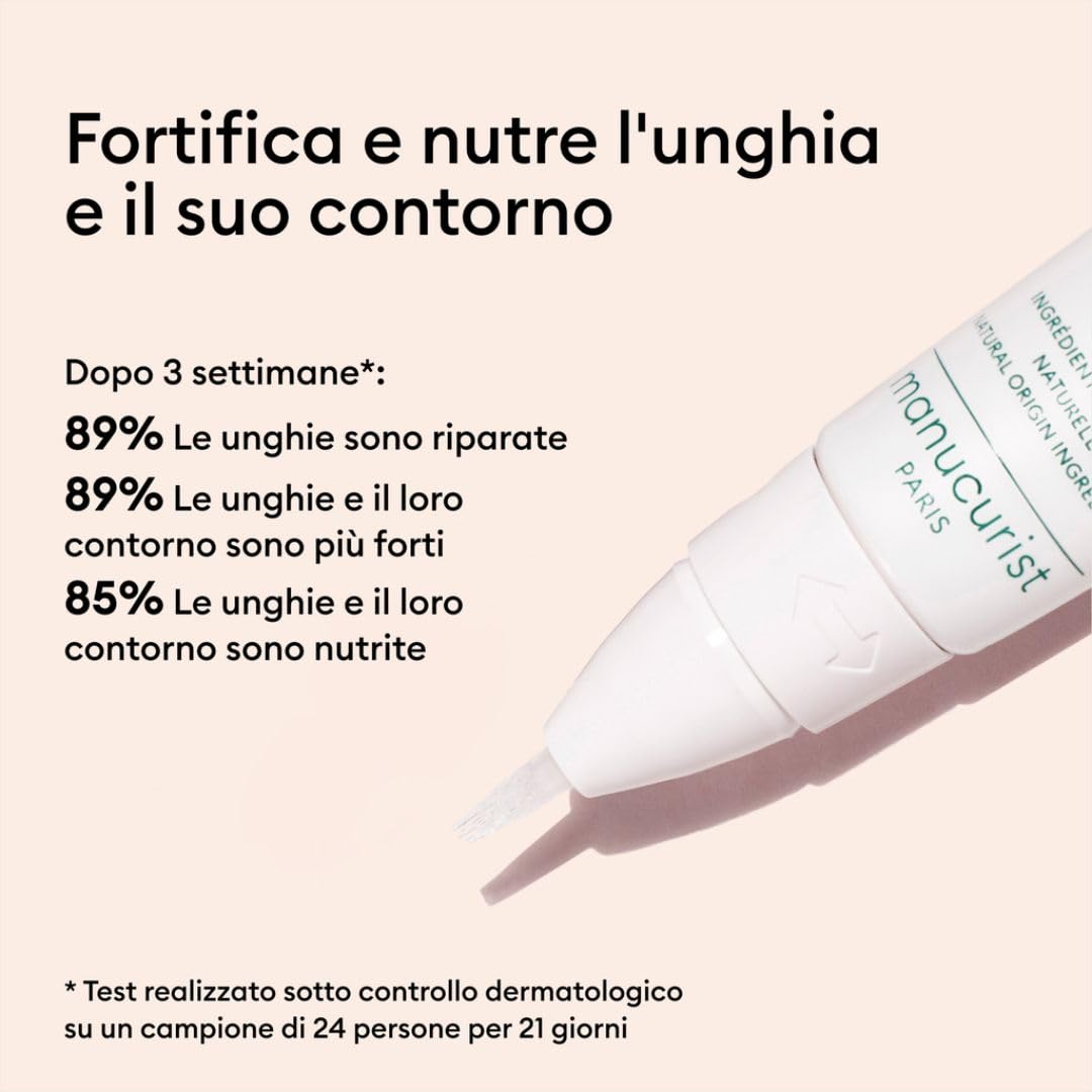 Manucurist Concentrato Perfezionatore - Penna per la Cura delle Unghie e Cuticole - Nutriente, Fortificante - Trattamento Rinforzante Unghie Danneggiate, Striate - Idee Regalo Donna