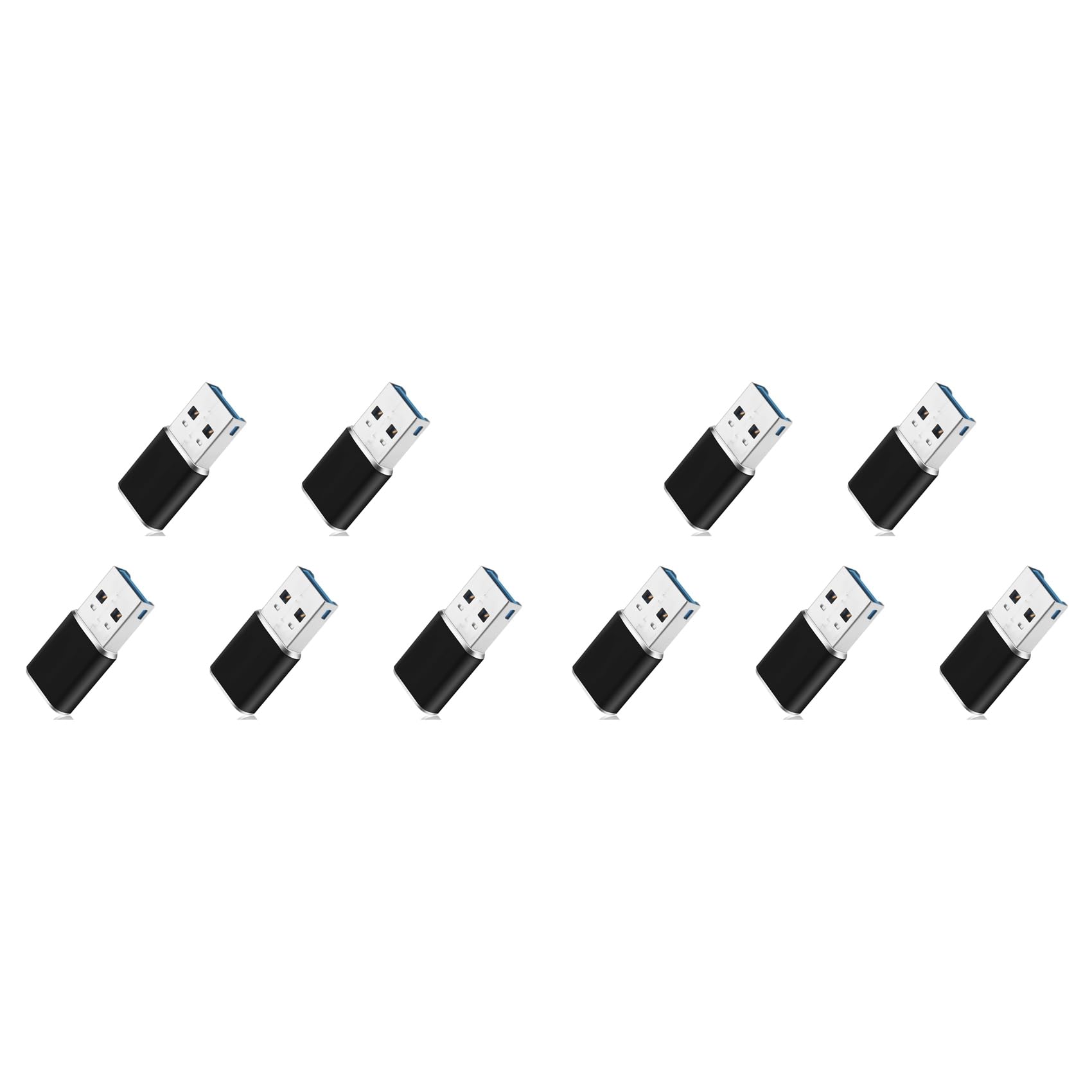 10 mini USB 3.0 in alluminio, lettore di schede di memoria, adattatore per micro schede/lettore di schede TF