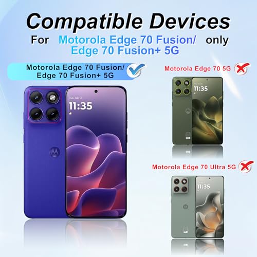 Image of Ibywind for Motorola Edge 70 Fusion /Edge 70 Fusion+ 5G Screen Protector,2-Pack,Hydrogel Film with Camera Lens Protector,Easy Installation Tool,Bubble-Free,Fingerprint Unlock Compatible,Anti-Shatter,Anti-Scratch