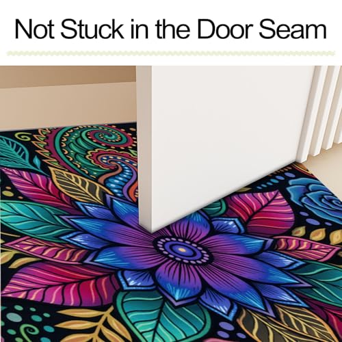 Tapis de porte d'entrée mandala bohème pour sublimer votre intérieur chic - 7