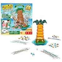 Mattel Games – Salva le Scimmie Rockin’ Tree Party, edizione speciale 25 anniversario con albero che oscilla, animali diversi e bastoncini ondulati e a zig-zag, giocattolo per bambini, 5+ anni, HTW65