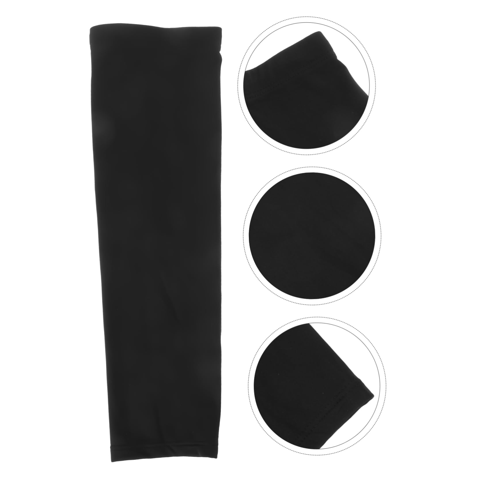 TOYANDONA Couverture De Bras Chaud Protecteur Manche Envelopper Thermique Couvre-bras Manchons De Protection Des Bras Manchon De Bras D'hiver Protège-bras Tissu Noir