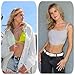 UnFader Pack 3 Women Belts for Jeans Pants, Fashion Gold Buckle Leather Belts