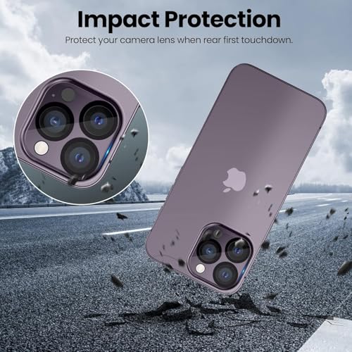 Image of Xmon Back Camera Lens Protector for iPhone 16 Pro Max (1 Pack) Premium Camera Glass Protector Guard, Anti-Scratch, Ultra-Clear, Easy Installation