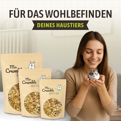 Mr. Crumble Rennmaus-Futter für Wüstenrennmäuse Mongolische Rennmäuse Gerbils 1000 g