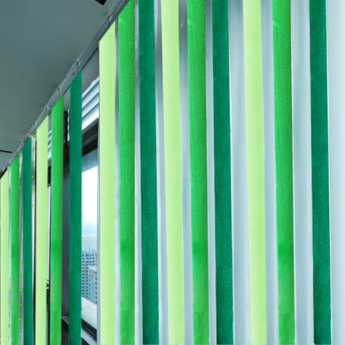 Image of PheiLa Green Crepe Paper Streamers 6 Rolls 492ft, Crepe Paper Birthday Decorations Green Party Supplies for DIY Gift Wrapping Wedding Holiday Party Decor, 1.77 Inch x 82 Ft /Roll