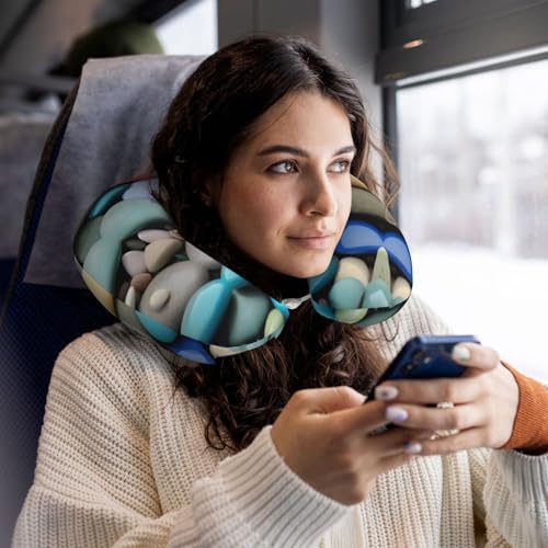 Almohada cervical espuma memoria negra tamaño único miniatura 6