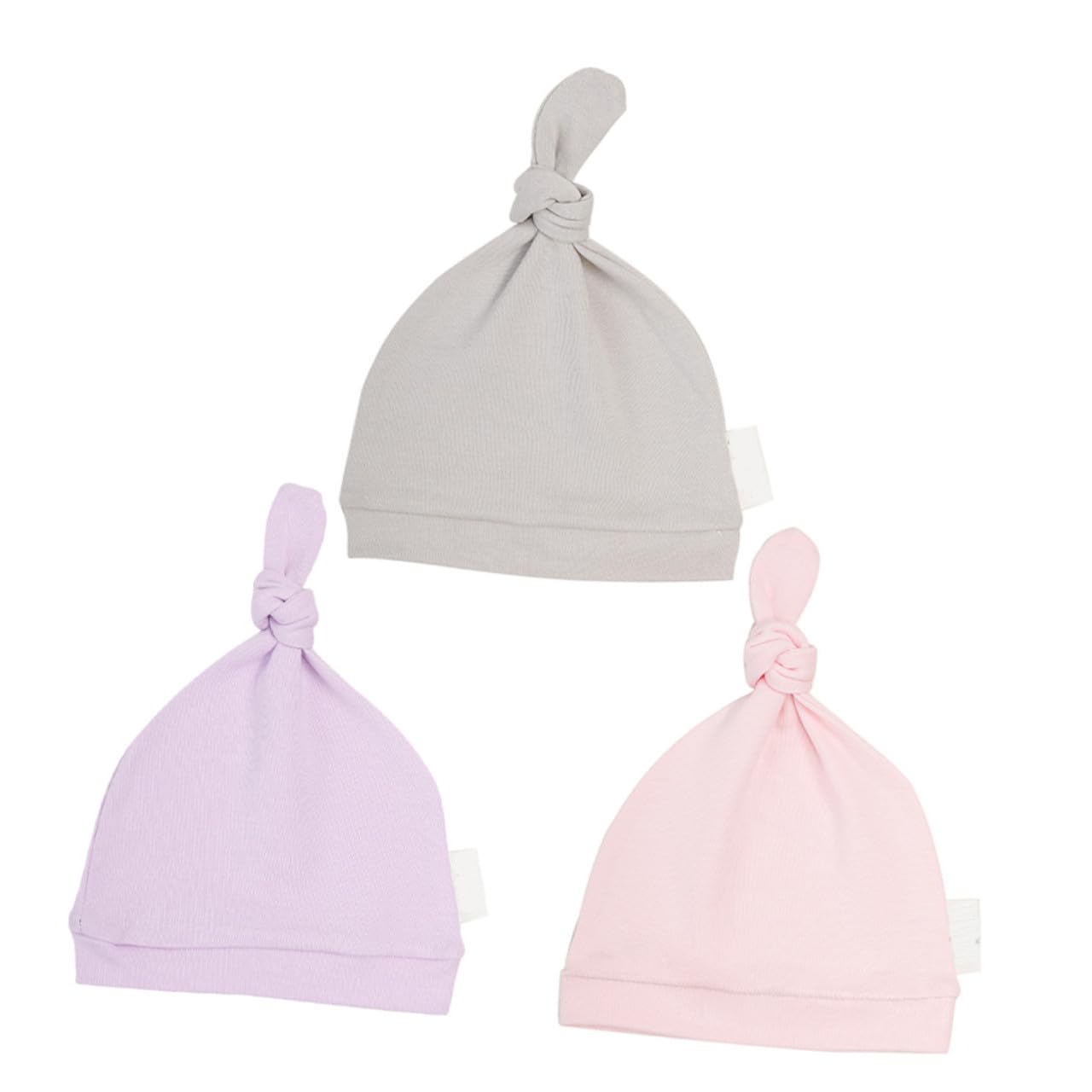 Reifenkappe Ohne Knochen Kind Babys -Kopfbedeckung Säuglingshüte Wintermütze Kopfschmuck Mütze Mit Knoten Junge Mädchen Hut Reine Baumwolle