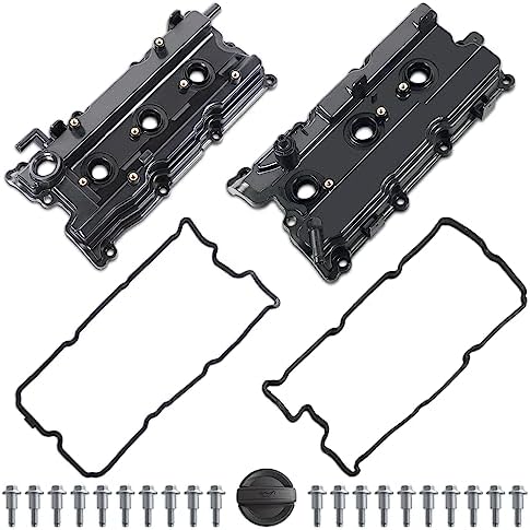 MOSTPLUS Engine Valve Cover Set Compatible with 02-07 I35 Altima Maxima Murano 3.5L 264-985 264-984 (Set of 2)