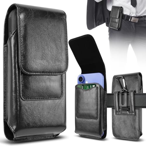 Étui de Ceinture en Cuir pour Téléphone Portable iPhone 16 Pro Ma...