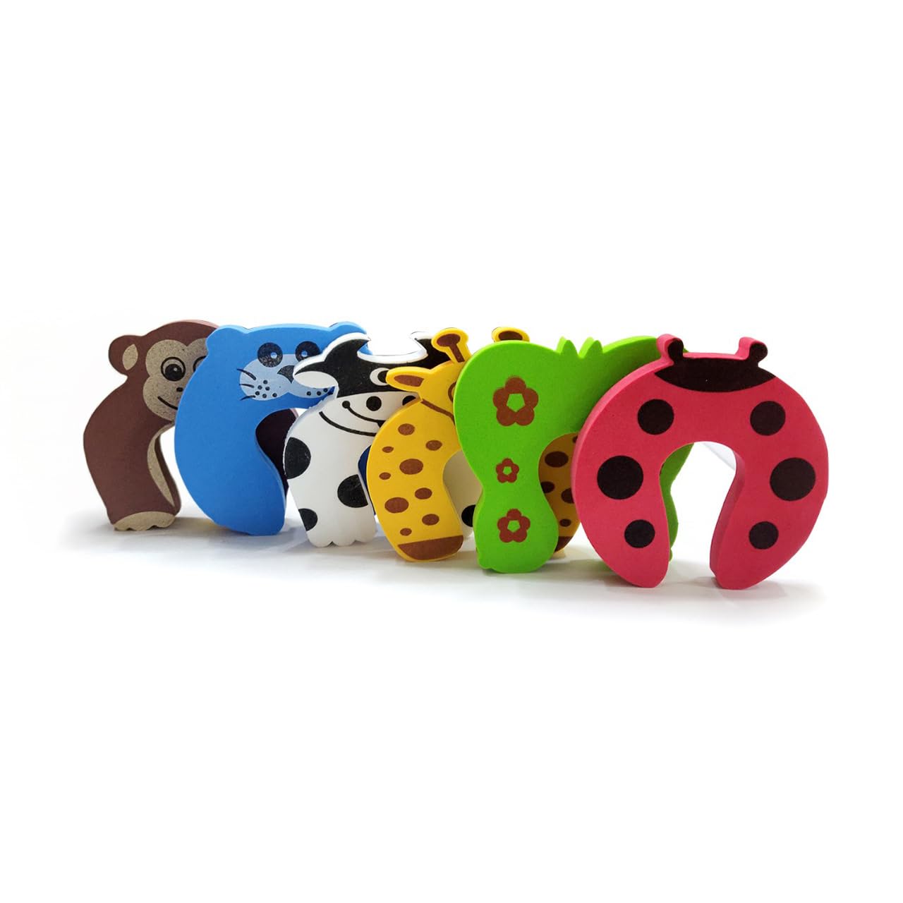 BabySafeHouse Finger Pinch Door Guard for Baby Safety (Animal Shape-Pack of 6)-Door Stopper for Protection from Door Slamming & Accidental Door Lock-image-42