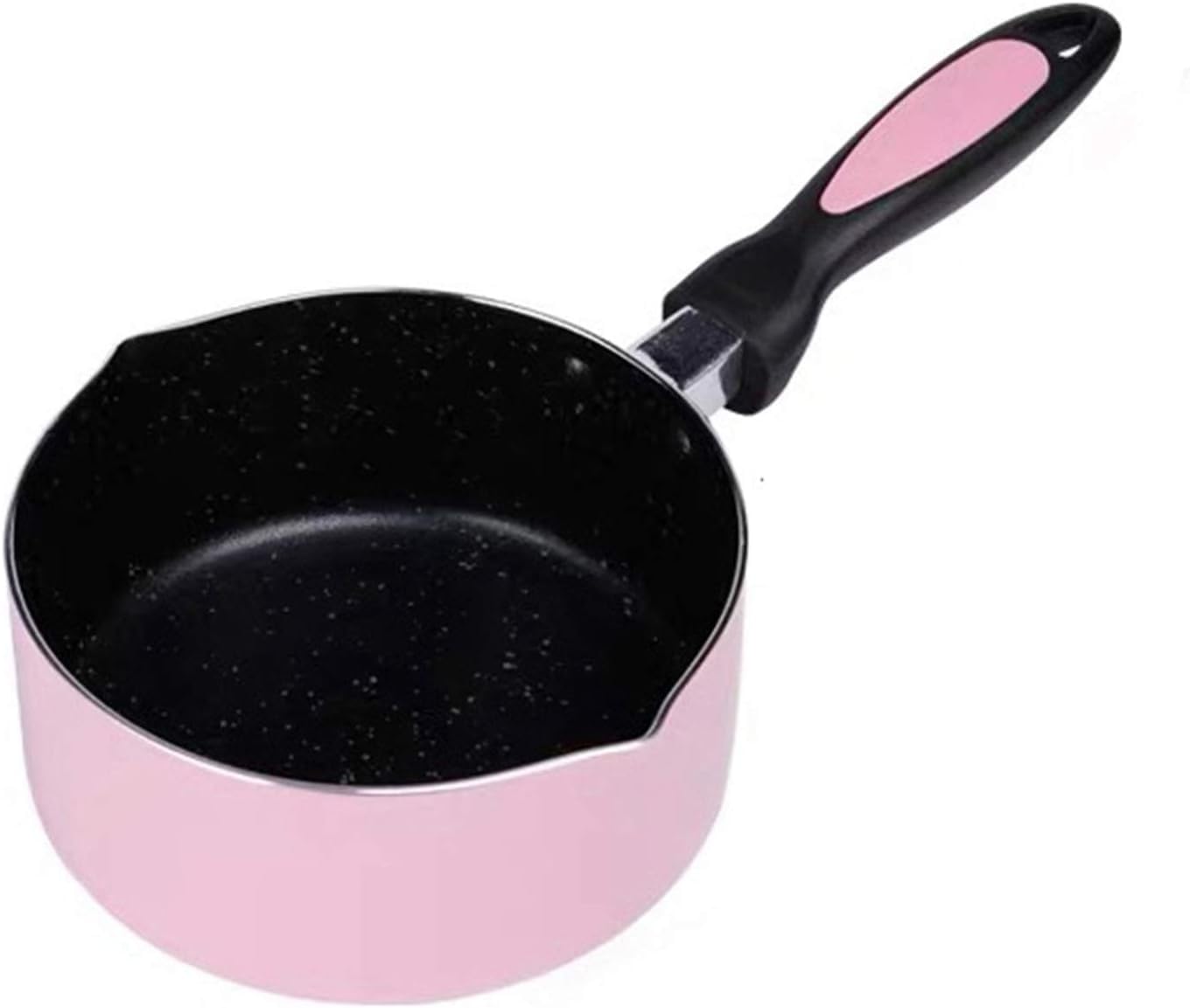 Antihaftbeschichteter Milchtopf, Kochtöpfe, Milchtopf mit Deckel, Milchtopf, Mini-Topf for Babynahrung, Edelstahl-Verbundboden, Antihaft-Kochgeschirr (Größe: 16 cm) (Größe: 18 cm) ( Size : 18CM )