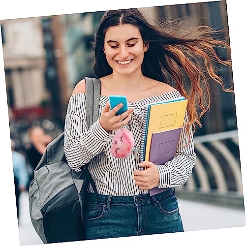 2pcs Cute Unicorn Coin Purses Plush Zipper Change Bags for Soft Cartoon Design Pink and Purple Versatile Keychain and Bag Charm3