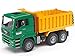 BRUDER - 02765 - Camion benne MAN - Vert Jaune