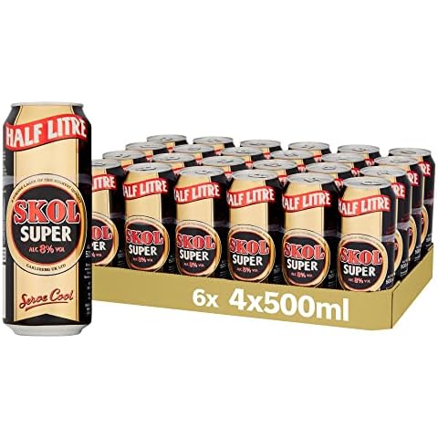 Skol Super Lager 4x500ml Cover
