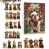 Calendario 'Avvento Canino Con Countdown Decor Party Acrilici Stagionali Da
