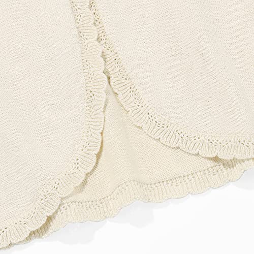 Trendstitch Girls' Long Sleeve Sparkle Bolero Cardigan Kids Button Closure Knitted Shrug Cropped Sweaters Tops,Gold,9/10 #TOP6