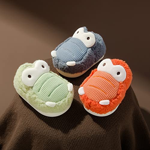 Kids Slippers Boys Girls Fuzzy Soft Dinosaur Home Shoes Winter Plush Warm Cute Lightweight Breathable Indoor Slippers4