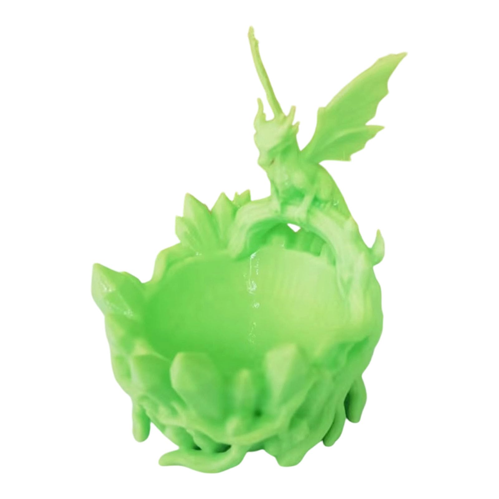 Elnwnnkc User Friendly 3D Dragon Polylactic Acid Bowl Set of 5 Colors Home Organization Tray for Home Kitchen Storage and Gifts Giving Organization Tray