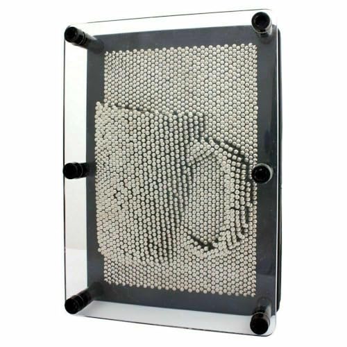 Pin Art 3D Sculpture Maker (Silver Metal)