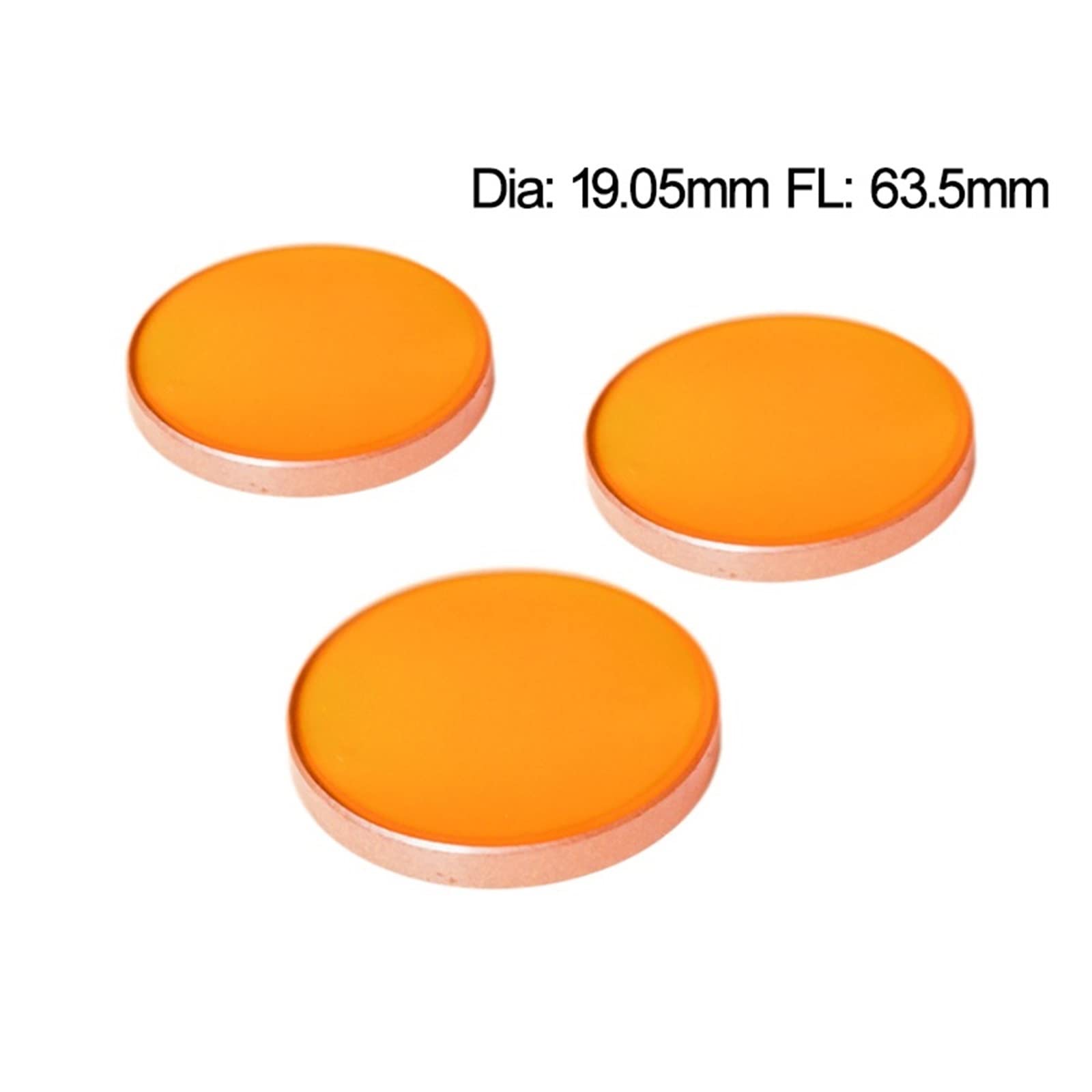 Chinese Made 19.05MM Optical Co2 Laser Lens PVD ZnSe Material Meniscus Lens, Focusing 63.5MM(50.8mm)