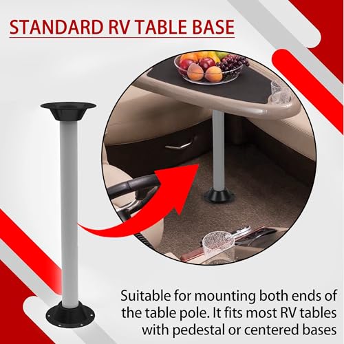 Snapklik.com : TonGass (2-Pack Black RV Table Base (Standard Size ...