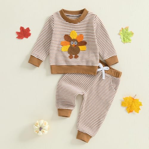 Toddler Boy Christmas Outfit Fall Winter Baby Boys Sweatshirt Pants 2 Piece Set Cute Pullover Sweatpants Clothes3