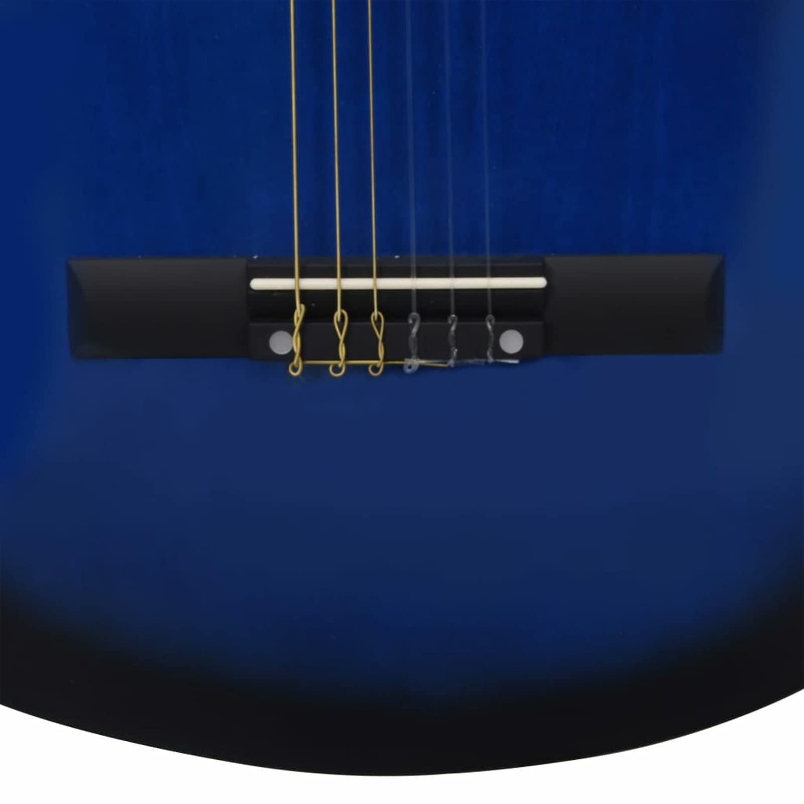 Gecheer Set Chitarra Western 12 pz con Equalizzatore e 6 Corde Blu