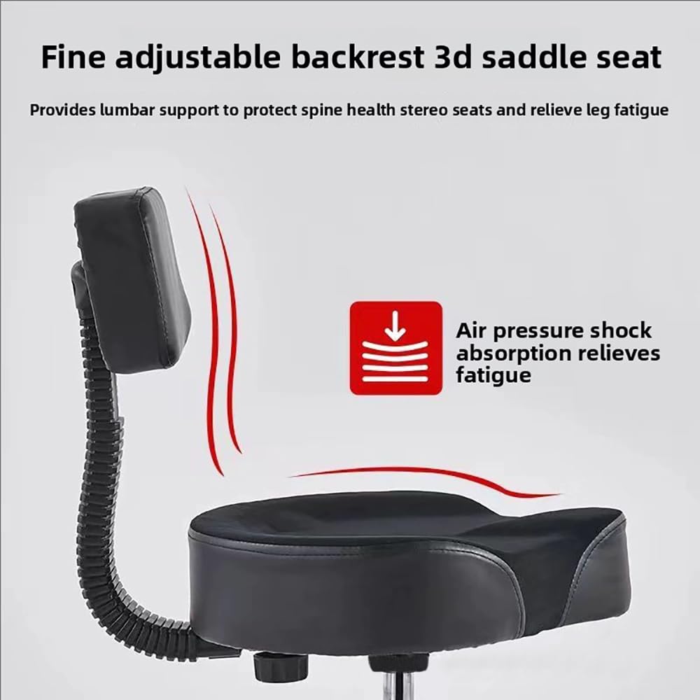 Sgabello Batteria Piechevole con Schienale, Altezza Regolabile (67-80cm),Girevole 360°,Portatile Con maniglia di sollevamento one-touch e cuscinetti antiscivolo,Portata 80kg per Chitarra,Pianoforte