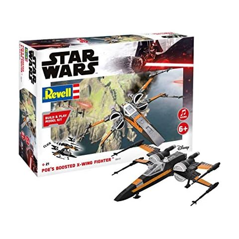 Revell Build & Play RV06777 6777 Star Wars Revell 06777 Poe's Boosted X-Wing Fighter Science Fiction Bausatz 1:78 Cover