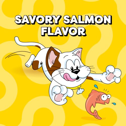 Temptations Classic Crunchy and Soft Cat Treats, Savory Salmon, 16 oz | Crunchy outside, soft inside, under 2 calories per treat, 100% complete & balanced for adult cats, stay-fresh resealable tub - Image 5
